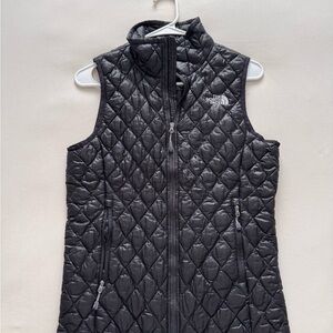 The North Face Black Quilted Vest